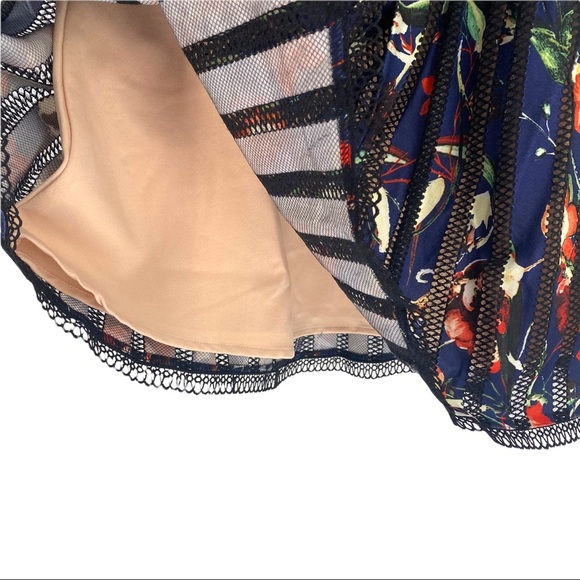 foxiedox Dress Womens Extra Extra Small Petite Blue Bryonia Mini Sleeveless - Picture 7 of 15